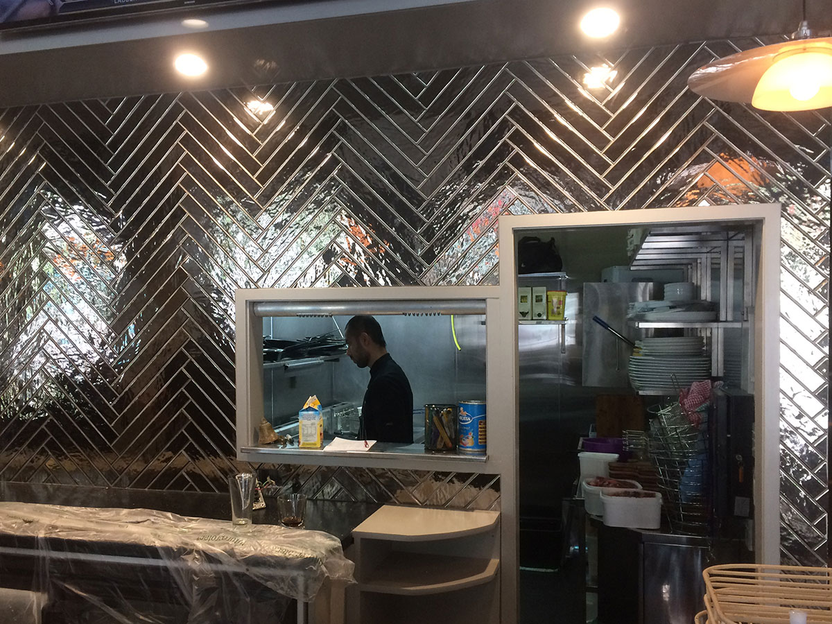 Commercial tiling fitout in an Auckland business