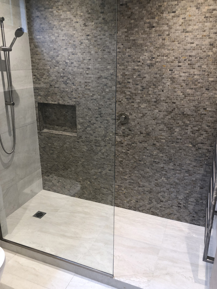 New waterproofing membrane in an Auckland bathroom