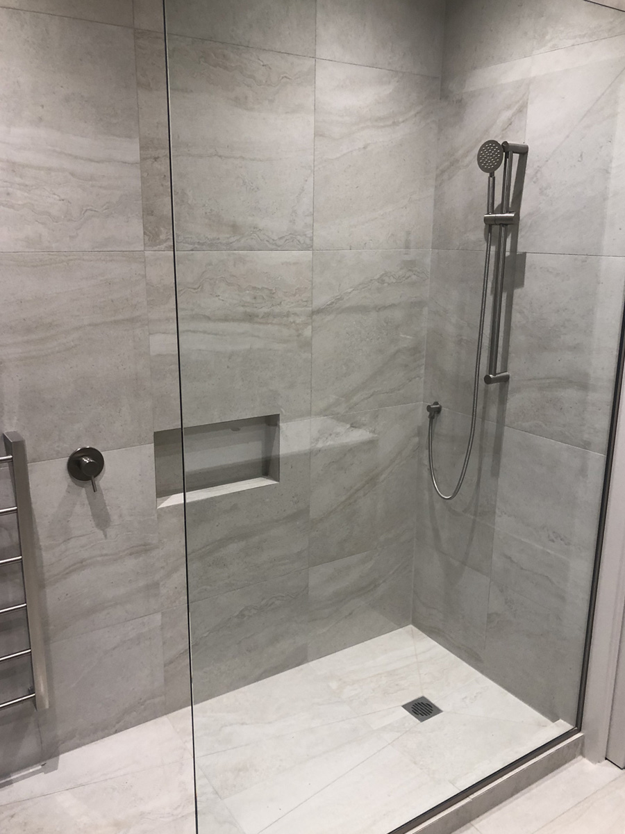 Shower strip-back and waterproofing repair in Auckland