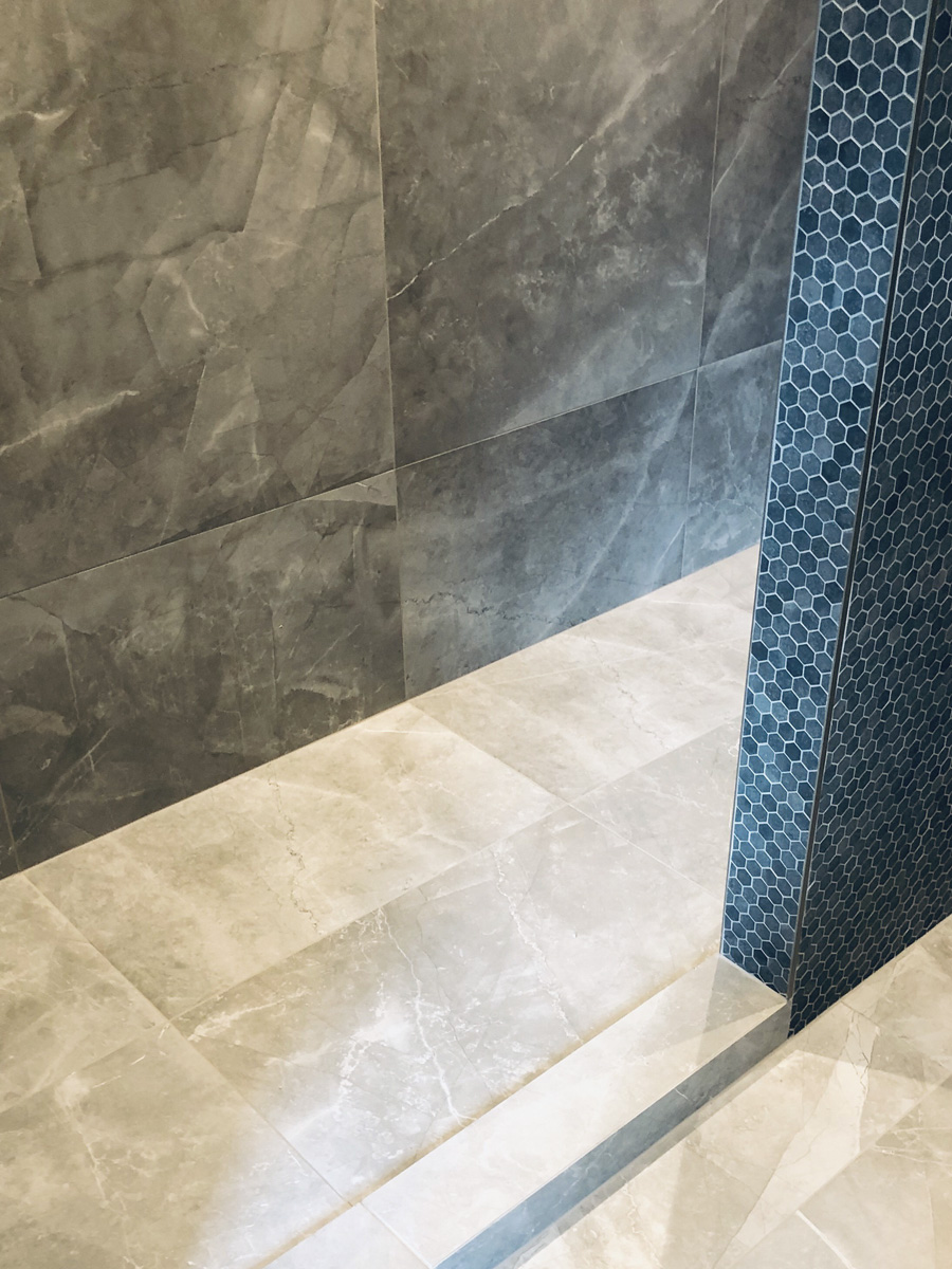Renovated Auckland bathroom with underfloor heating